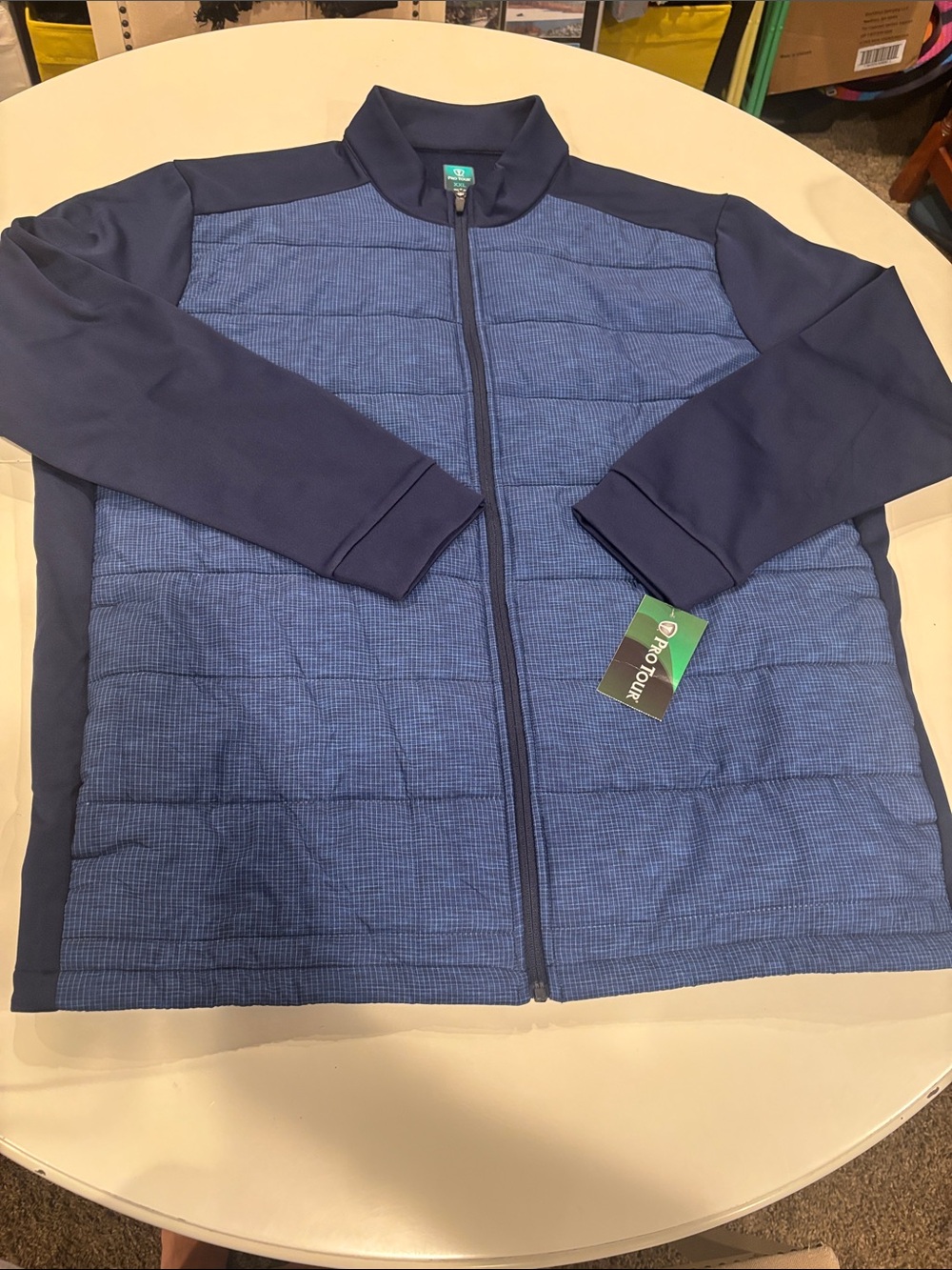 PRO TOUR Big & Tall Long Sleeve Printed Insulated Jacket